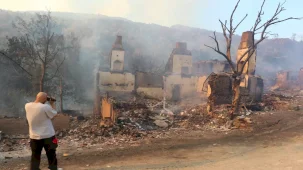 Bilecik'te Orman Yangını Köprücek Köyünü Kül Etti