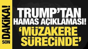 Trump'tan Hamas Açıklaması: Anlaşma Yolda!