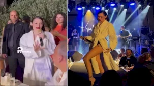 Ünlü Şarkıcı Alya, Valizini Unutunca Bornozla Sahneye Çıktı